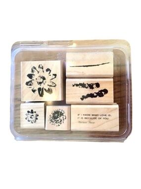 Close to my Heart “Sweet Flowers” Rubber Stamp Set